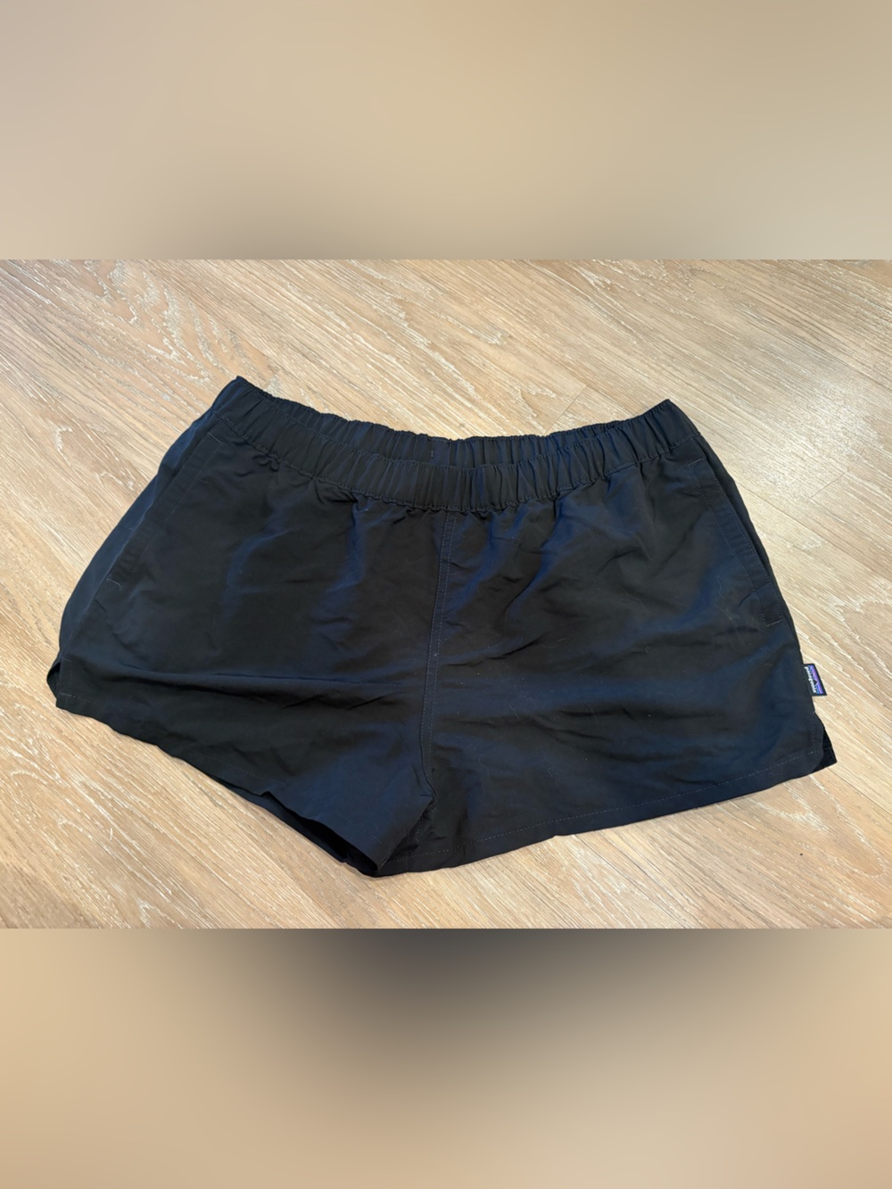 Patagonia Black Women's Athletic Shorts - Stretch Waist